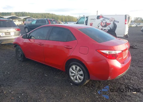 2014 Toyota Corolla Le z USA, uszkodzony, nr VIN 5YFBURHE0EP158966